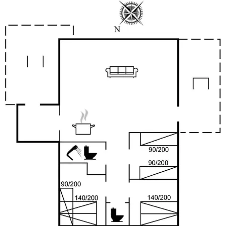 Yanne - 400m From The Sea By Interhome Hadsund